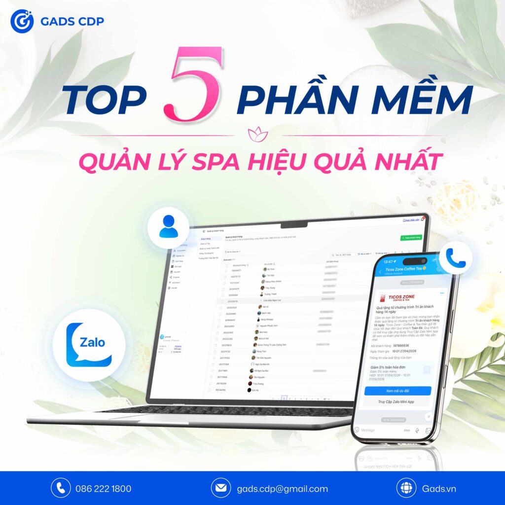 phần mềm quản lý spa