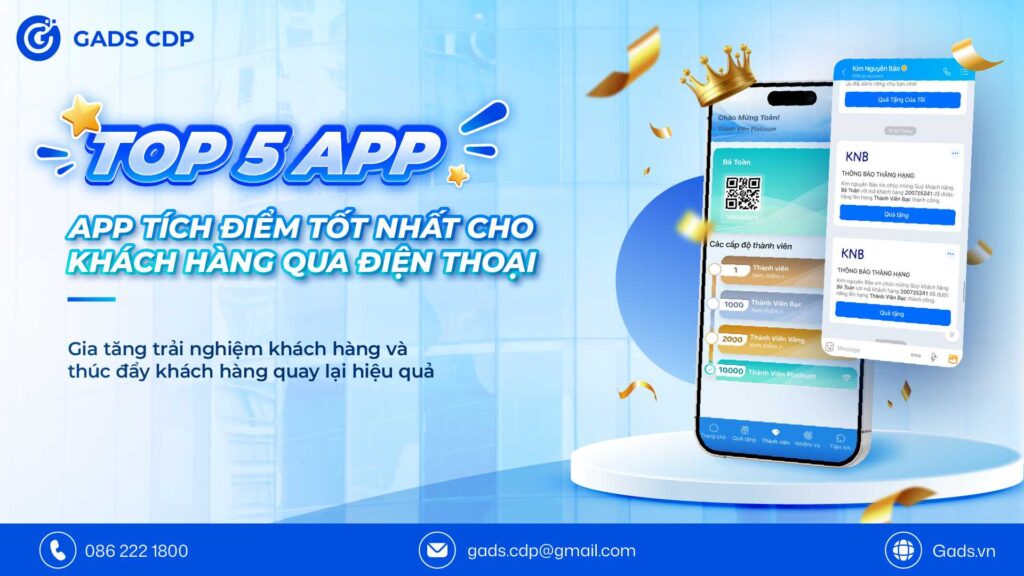 app tích điểm cho khách hàng