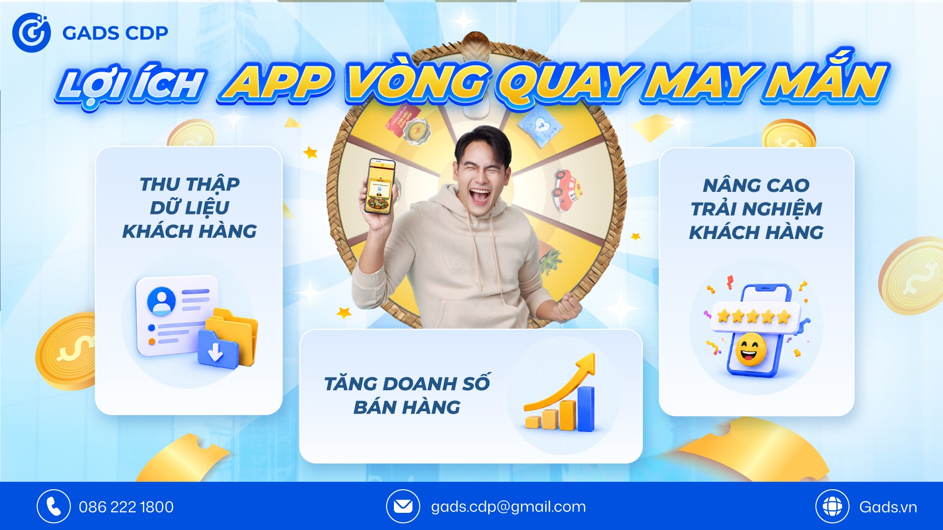 app vòng quay may mắn